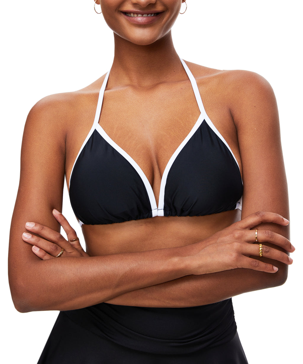 Navneet Halter String Triangle Bikini Top for Women Sexy Brazilian Swimsuit Bathing Suit Swim Top
