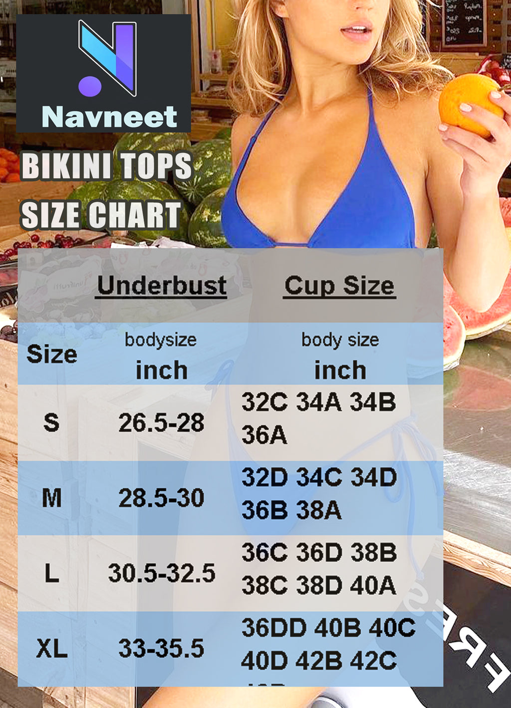 Navneet Halter String Triangle Bikini Top for Women Sexy Brazilian Swimsuit Bathing Suit Swim Top